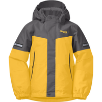 Bergans Kids' Lilletind Insulated Jacket Light Golden Yellow/Solid Dark Grey