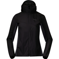 Bergans Women's Rabot Light Windbreaker Jacket Black/Dark Shadow Grey