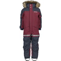 Didriksons Kids' Bjärven Coverall 3 Rusty Wine