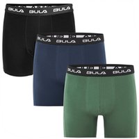 Bula Men's Frame 3pk Boxers Ivy/Black/Navy