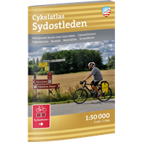 Calazo förlag Cykelatlas Sydostleden 1:50.000 NoColour