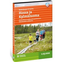Calazo förlag Hossa ja Kylmäluoma - Retkeilyopas ja kartta 1:25 000 NoColour