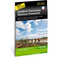 Calazo förlag Liesjärvi Torronsuo Hämeen Ilvesreitti 1:25.000 NoColour