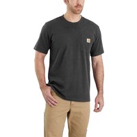 Carhartt Men's K87 Pocket Short Sleeve T-Shirt Carbon Heather