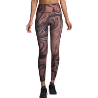 Casall Women's Marbles High Waist Tights Marbles Brown