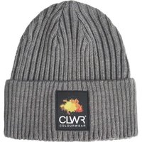 ColourWear Badge Beanie Grey Mel