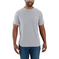 Carhartt Men's Carhartt Force Relaxed Fit Midweight Short-Sleeve Pocket T-Shirt Heather Grey