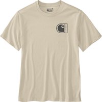 Carhartt Men's C Graphic T-Shirt S/S Oat Milk
