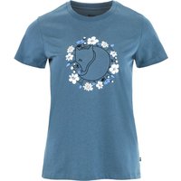 Fjällräven Women's Fjällblomster Fox T-Shirt Dawn Blue