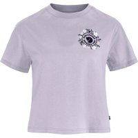 Fjällräven Women's Fjällblomster Logo T-Shirt Lavender Mist