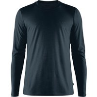 Fjällräven Men's Abisko Wool Ls Dark Navy