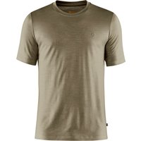 Fjällräven Men's Abisko Wool Short Sleeve Light Olive