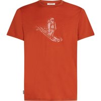 Icebreaker Men's Merino 150 Tech Lite Short Sleeve Skiing Yeti Agate