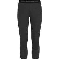 Icebreaker Men's Merino 260 Zoneknit 3/4 Thermal Leggings Jet Hthr