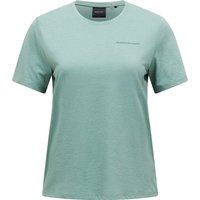 Peak Performance Women's Explore Logo Tee Green Valley