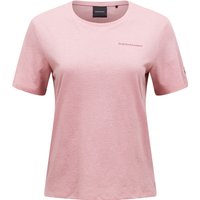 Peak Performance Women's Explore Logo Tee Warm Blush