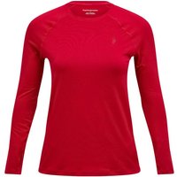 Peak Performance Women's Spirit Crew Tech Burgundy