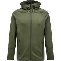 Peak Performance Men's Rider Essentials Zip Hood Pine Needle/pine Needle/