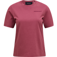 Peak Performance Women's Original Small Logo Tee Wild Rouge