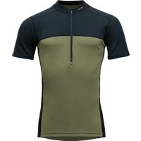 Devold Men's Lauparen Merino 190 Zip Tee Ink/lichen/black