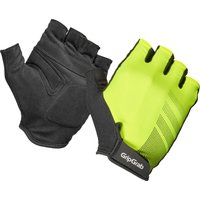 Gripgrab Ride RC Lite Padded Short Finger Summer Gloves Yellow Hi-Vis