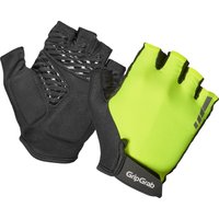 Gripgrab Women's ProRide RC Max Padded Short Finger Summer Gloves Yellow Hi-Vis
