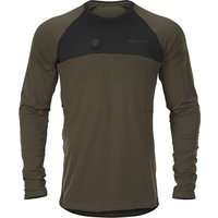 Härkila Men's Heat L/S T-shirt Willow Green/Black