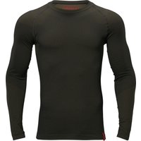 Härkila Men's Härkila Base Active L/S Round Neck Dark Willow Green