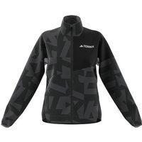 Adidas Women's Terrex Multi Printed Wind Jacket Black/carbon