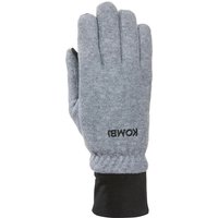 Kombi Men's Windguardian Fleece Gloves Heather Grey