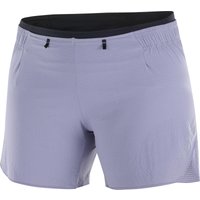 Salomon Women's Sense Aero 5'' Shorts Blue Granite/Clear