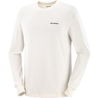Salomon Men's Salomon Logo Long Sleeve Tee Whisper White