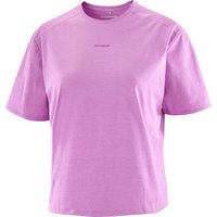 Salomon Women's Trackline Short Sleeve Tee Iris Orchid