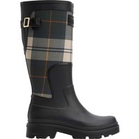 Barbour Women's Dena Wellington Boots Black/Ancient Tartan