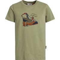 Lundhags Juniors' Fulu Climbing T-Shirt Lichen