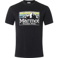 Marmot Men's MMW Gradient Tee Ss Black
