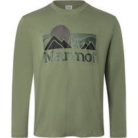 Marmot Men's Coastal Tee Ls Olive Grove