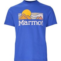 Marmot Men's Coastal Tee SS Oxide Blue