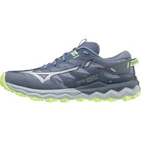Mizuno Women's Wave Daichi 7 Vintage Indigo/Subdued Blue/Neo Lime
