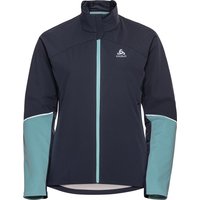 Odlo Women's Engvik Jacket Dark Sapphire/Reef Waters