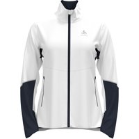 Odlo Women's Jacket Langnes White - Dark Sapphire