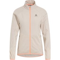 Odlo Women's Run Easy Warm Hybrid Jacket Silver Cloud/Live Wire