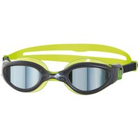 Zoggs Juniors' Phantom Elite Mirror Goggle Gun Metal/Green/Mirror