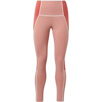 Reebok Women's Lux High-Waisted Colorblock Tights Cancor