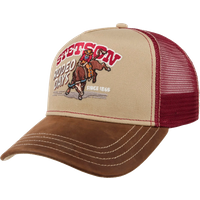 Stetson Rodeo Days Trucker Cap Beige/Red