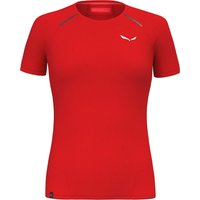 Salewa Women's Pedroc Dry Hybrid T-Shirt Red Flame