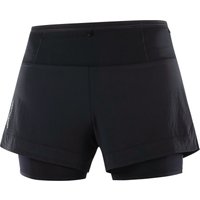 Salomon Women's Sense Aero 2in1 Shorts Deep Black