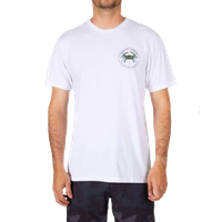 Salty Crew Men's Blue Crabber Short-Sleeve Premium Tee White