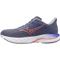 Mizuno Women's Wave Inspire 21 Blue Granite/Striking Coral/Iris Bloom