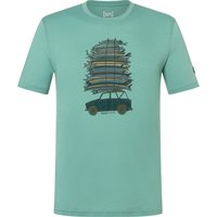 super.natural Men's Surf Trip Tee Lagoon Green/various